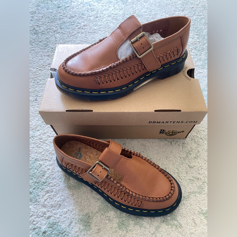 Doc Martens Adrian T-Bar EU 38 / US 7 British Tan